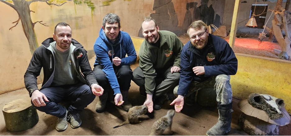  Zoo team swap meerkats for mountains in aid of pet rescue centre